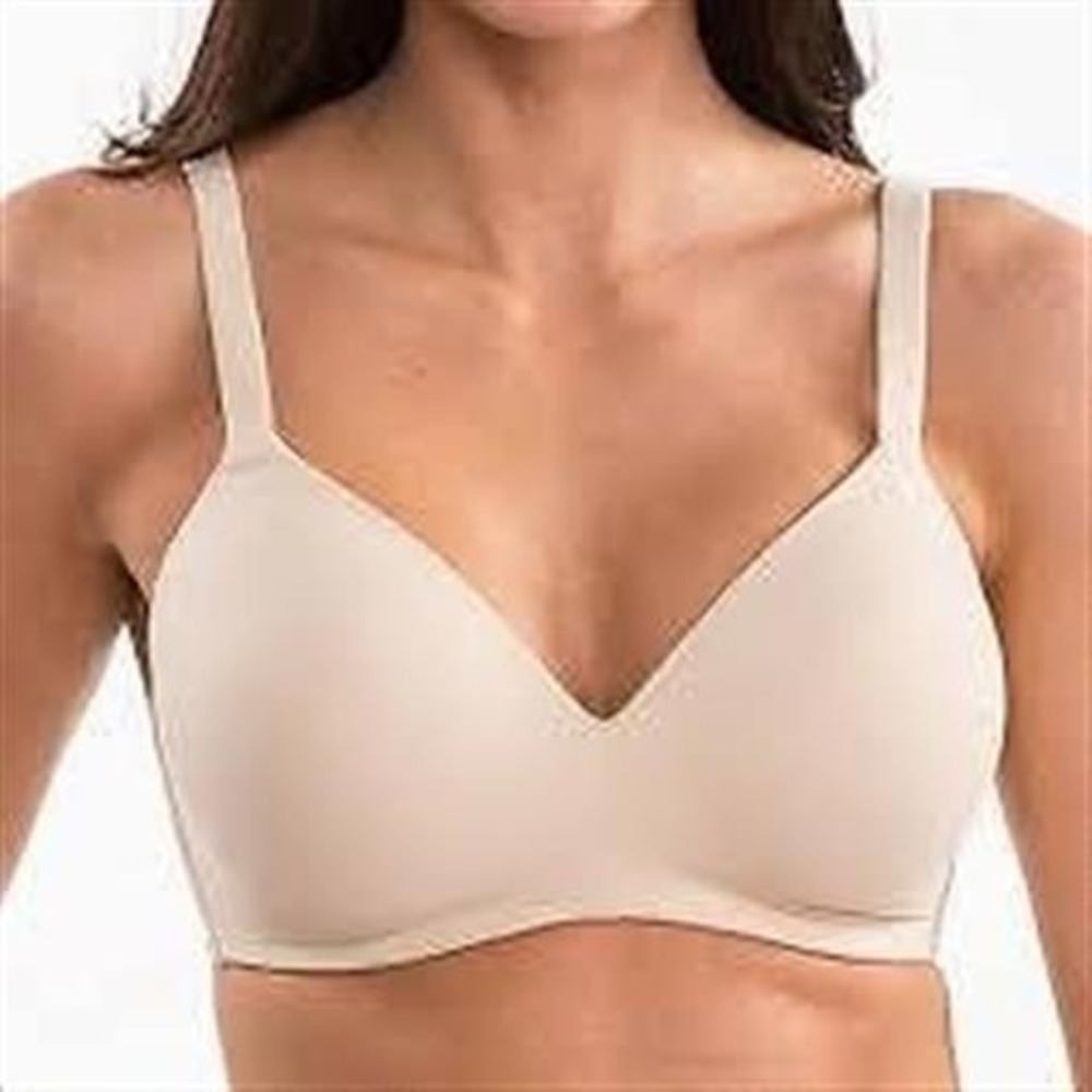 NWOT Wacoal 32C How Perfect Soft Cup Bra 852189 Beige 131779
